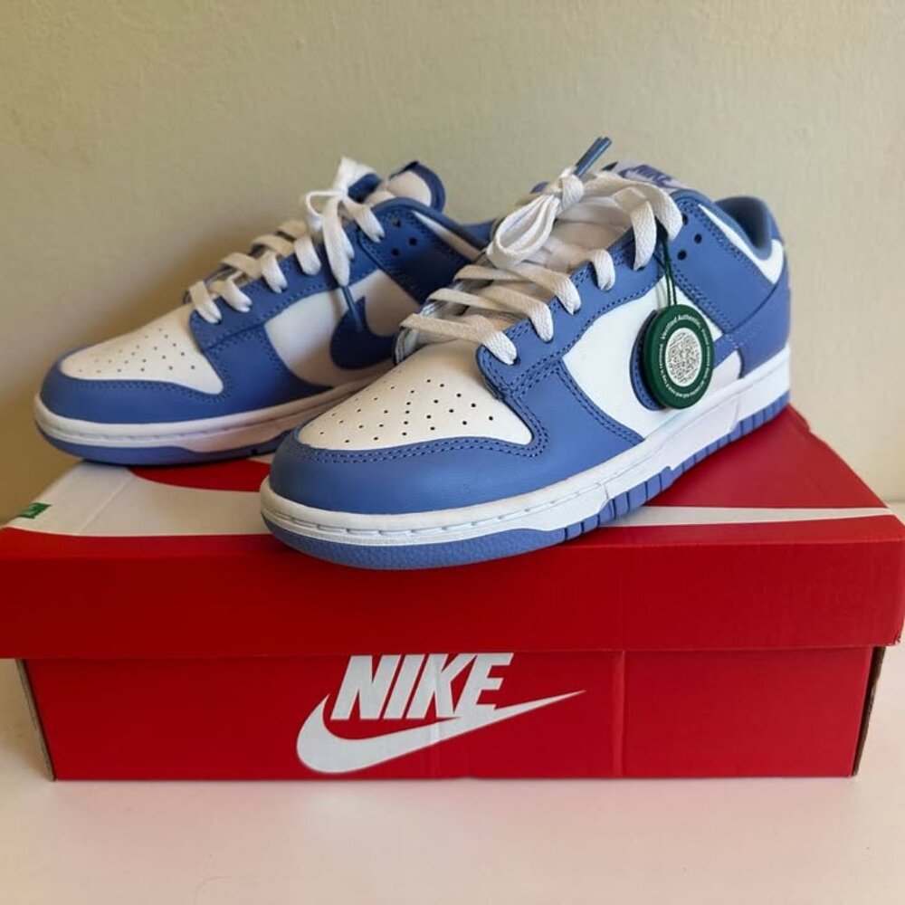 [Brand New] Nike Dunk Low Retro Polar Blue / White
